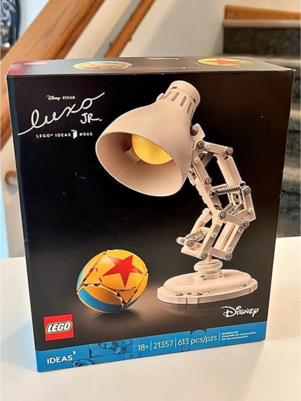 New LEGO Disney Pixar Luxo Jr. Building Set 21357